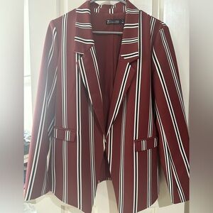 Striped blazer. Like new condition.